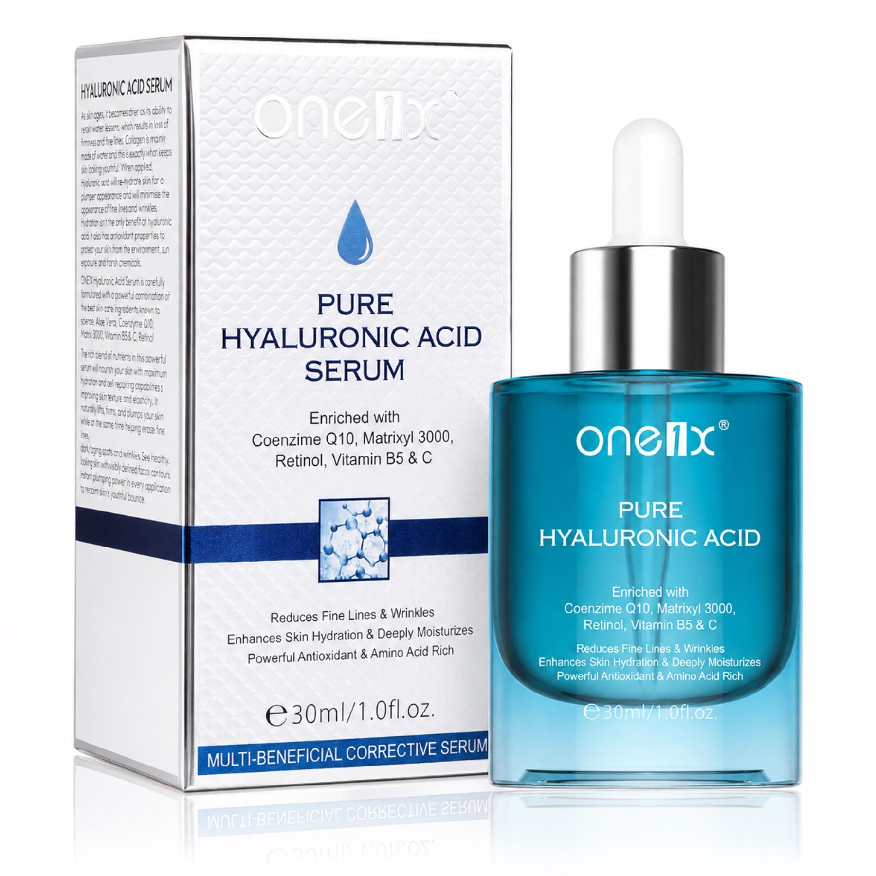 P-beauty Hyaluronic Acid Serum Hyaluronsäure Anti Aging für Gesichtspflege