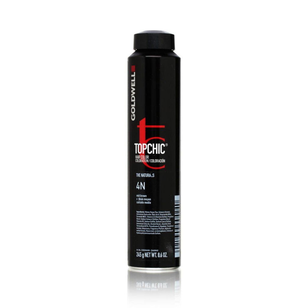 Goldwell, TopChic, permanente Haarfarbe, 4N Mittelbraun