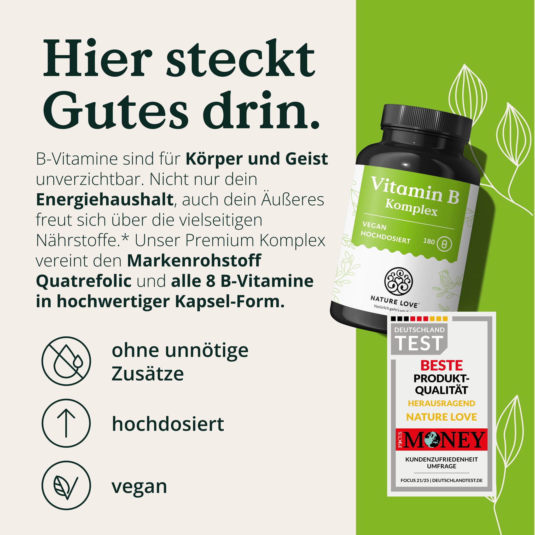 NATURE LOVE® Vitamin B Komplex