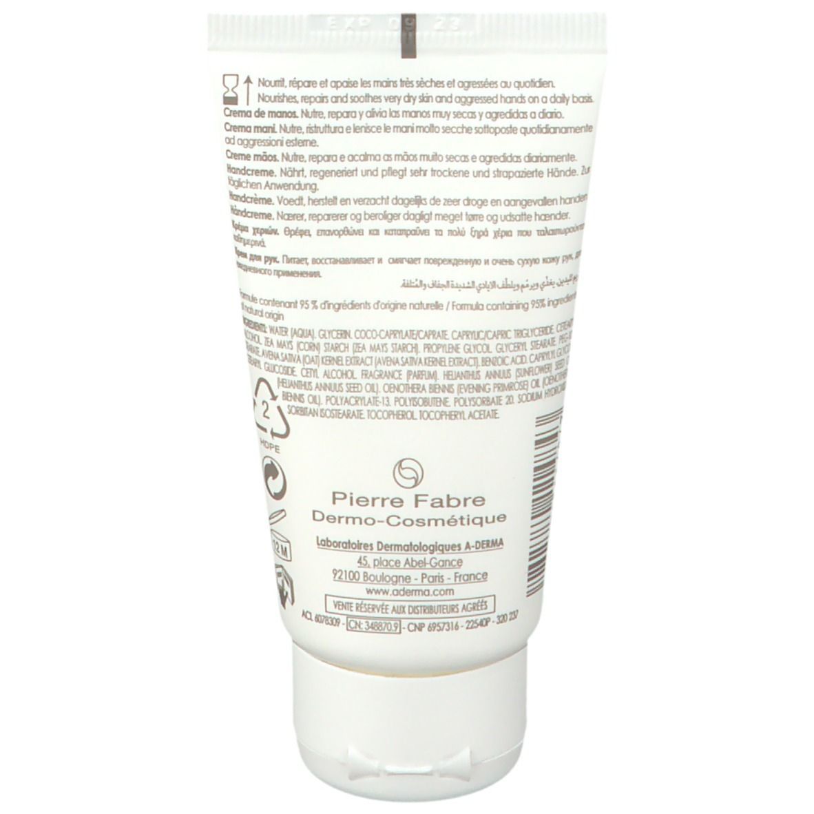 A-Derma Basis SOINS ORIGINELS Intensiv-Repair-Handcreme