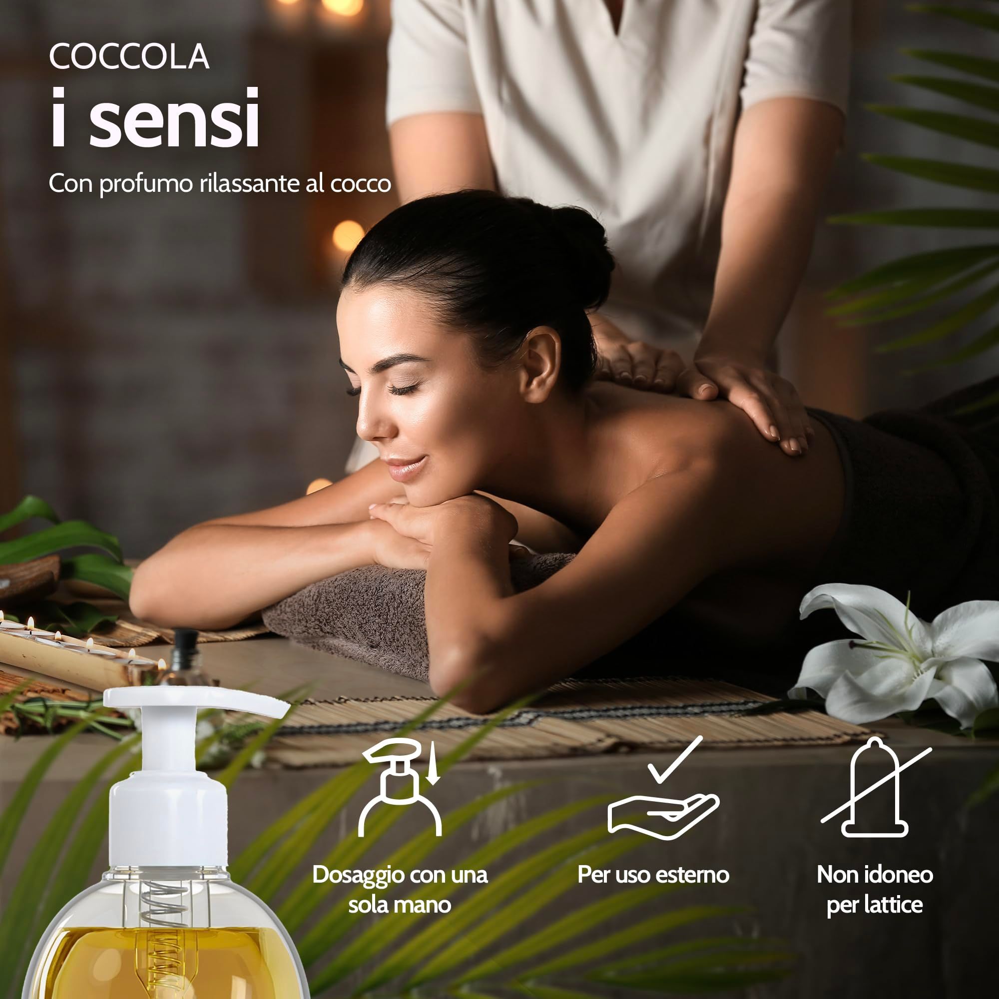 Vibratissimo Massageöl Coconut