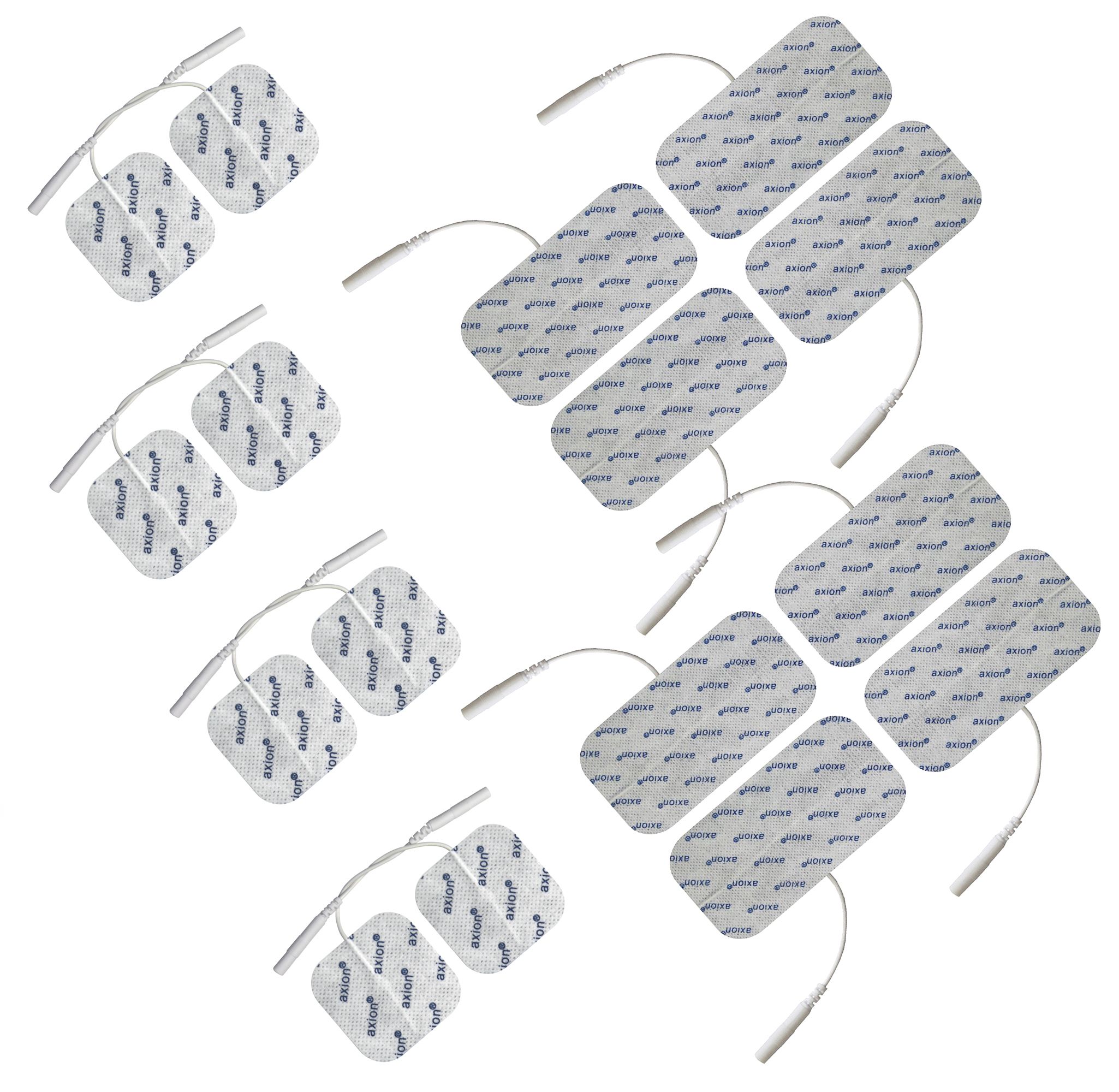 axion® selbstklebende Elektrodenpads 5x5 und 10x5 cm – passend zu axion, Prorelax, Promed, etc.