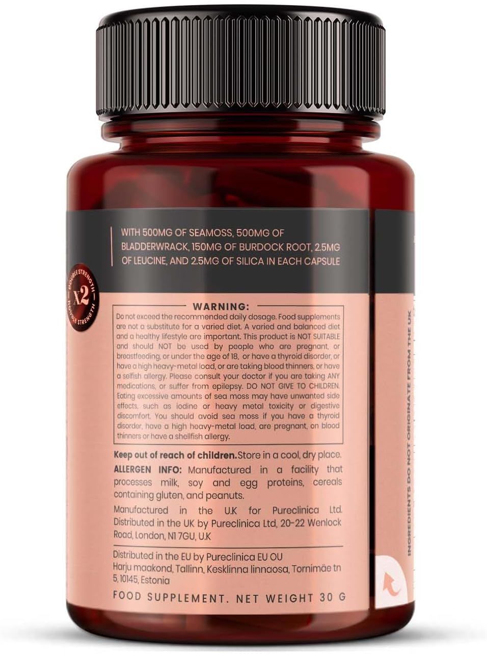 Pureclinica Seamoss-Komplex Kapseln