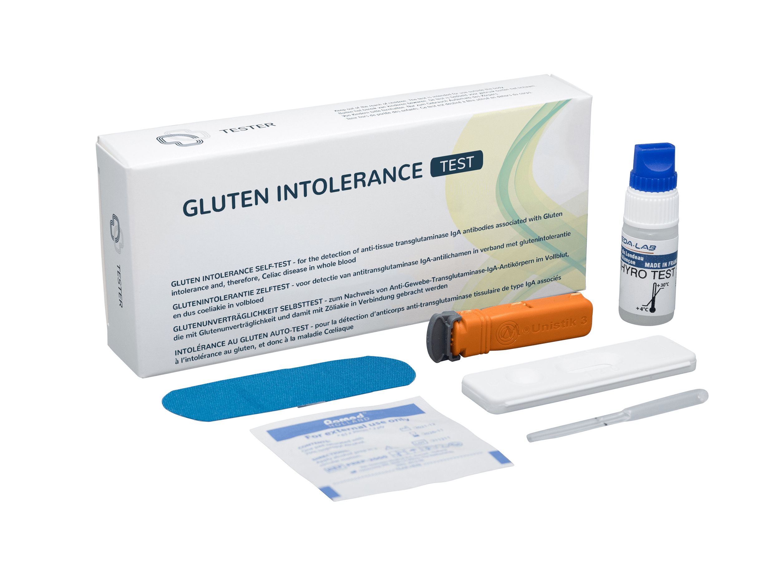 Gluten Test - Zöliakie Test - Glutenunverträglichkeit Selbsttest - The Tester