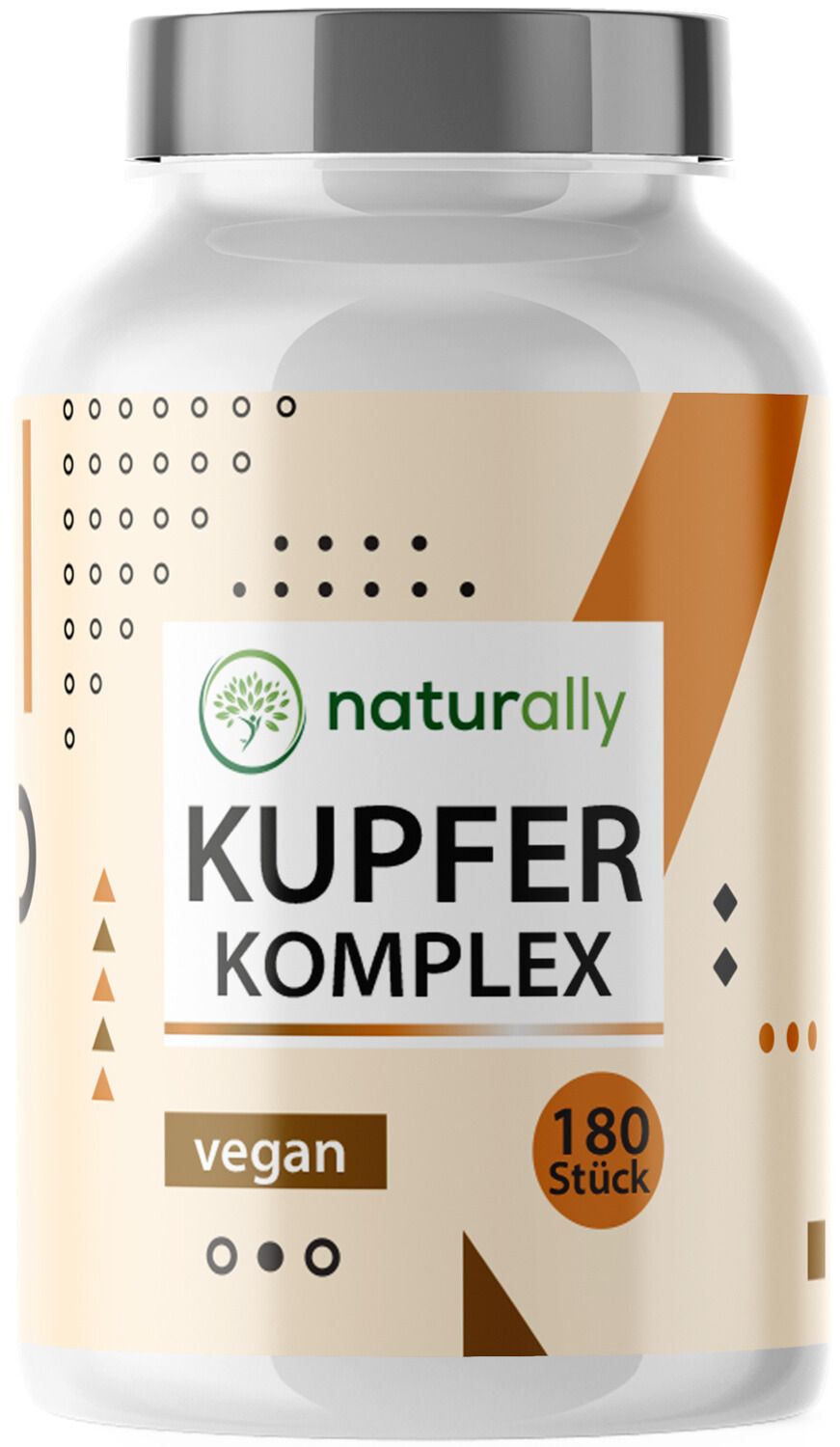 naturally Kupfer Komplex | 2 mg elementares Kupfer