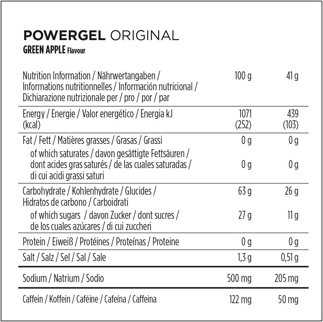 PowerBar PowerGel Original Green Apple