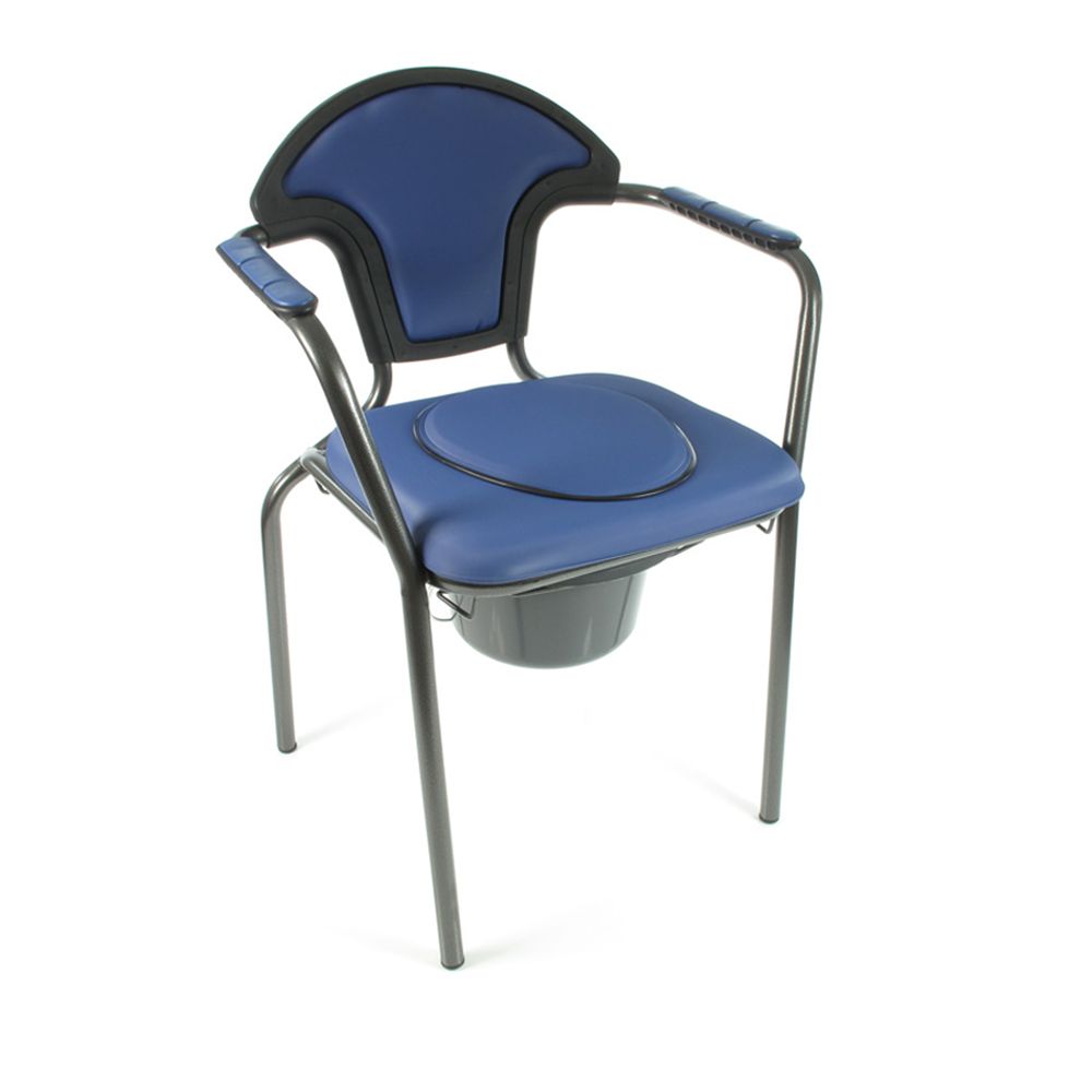 Russka Toilettenstuhl "Standard modern", blau