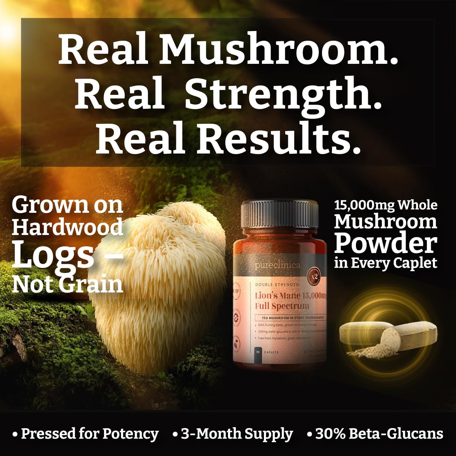 pureclinica Löwenmähne Kapseln