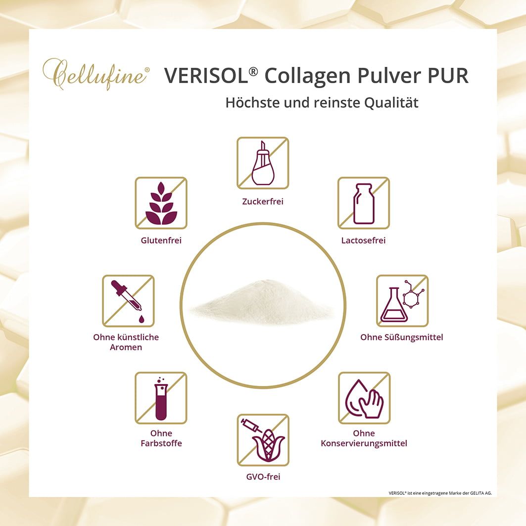 Cellufine® VERISOL® B (Rind) Collagen-Peptide Collagen-Pulver Doypack