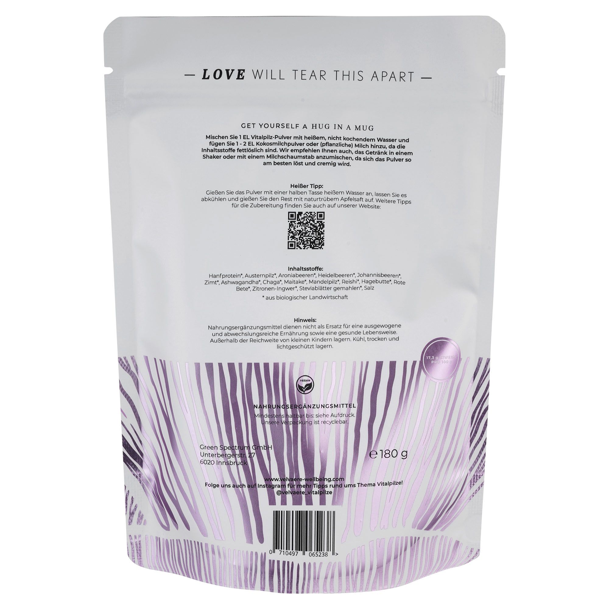 Velvaere BIO Evening Vitalpilz Drink