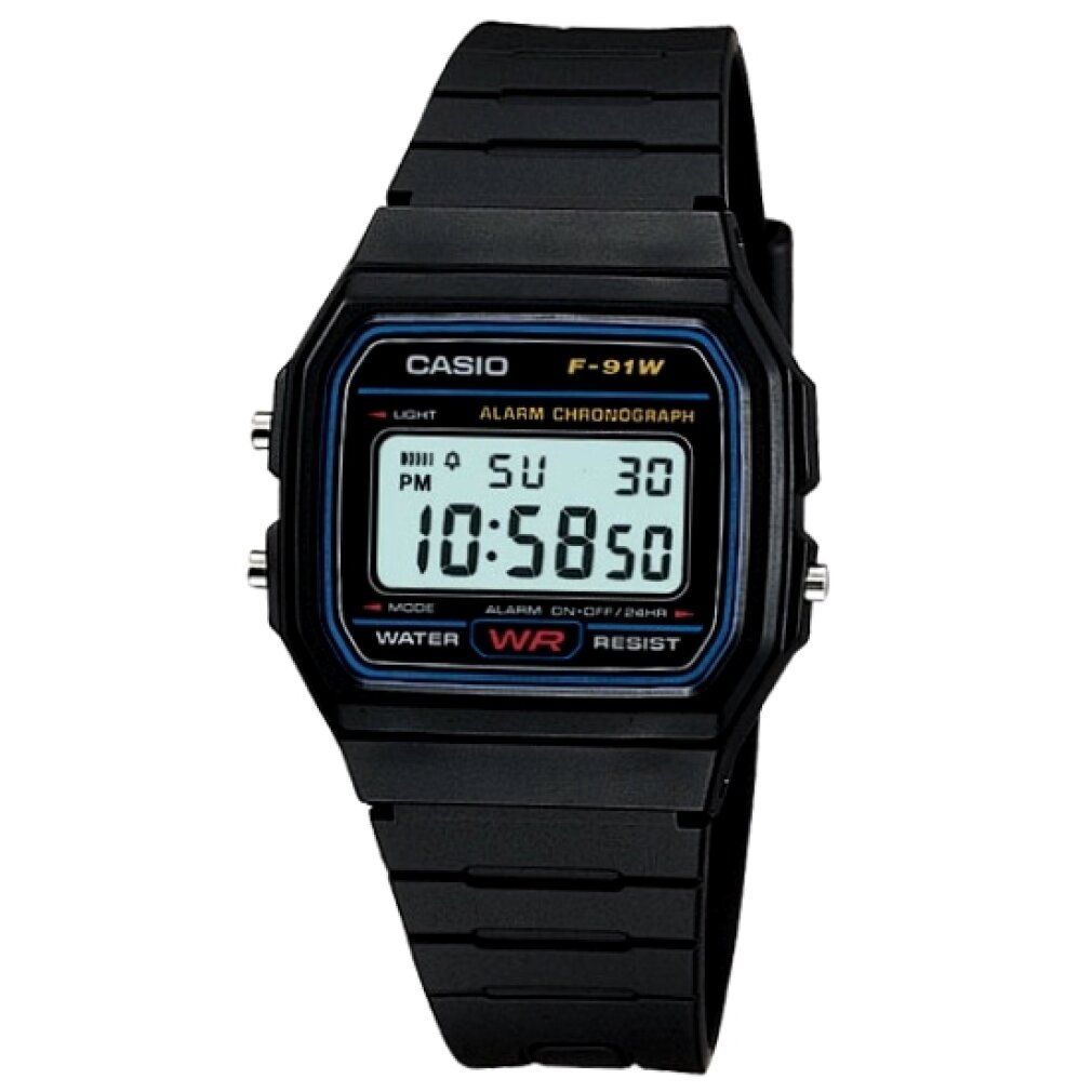 Casio Collection Unisex Digital Armbanduhr f-91W