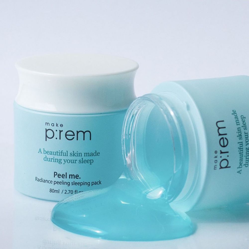 MAKE P:REM Peel me. Radiance sleeping pack Peeling