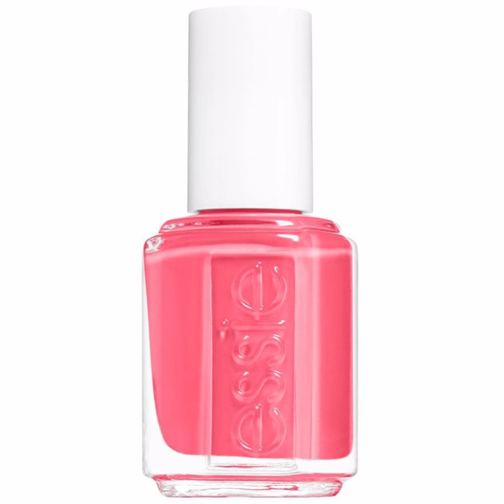 Essie Nagellackflasche in der Farbe Cute As A Button, ein leuchtendes Korallenrosa.