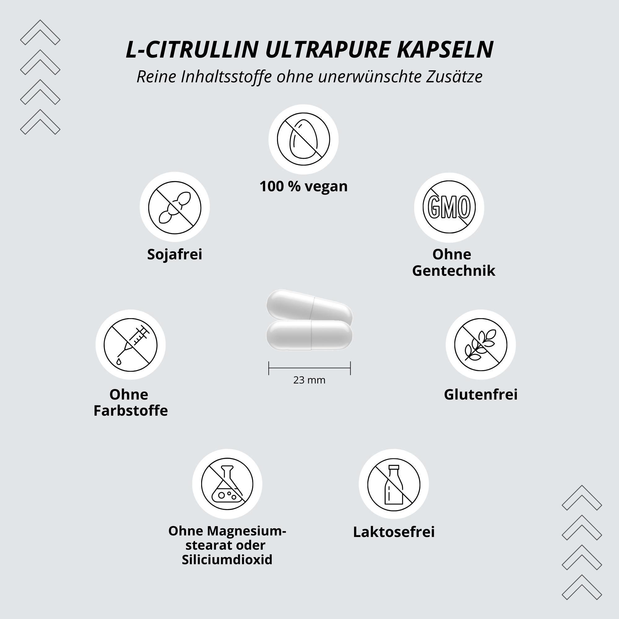 nutri+ L-Citrullin Malat Kapseln - 360 Stück