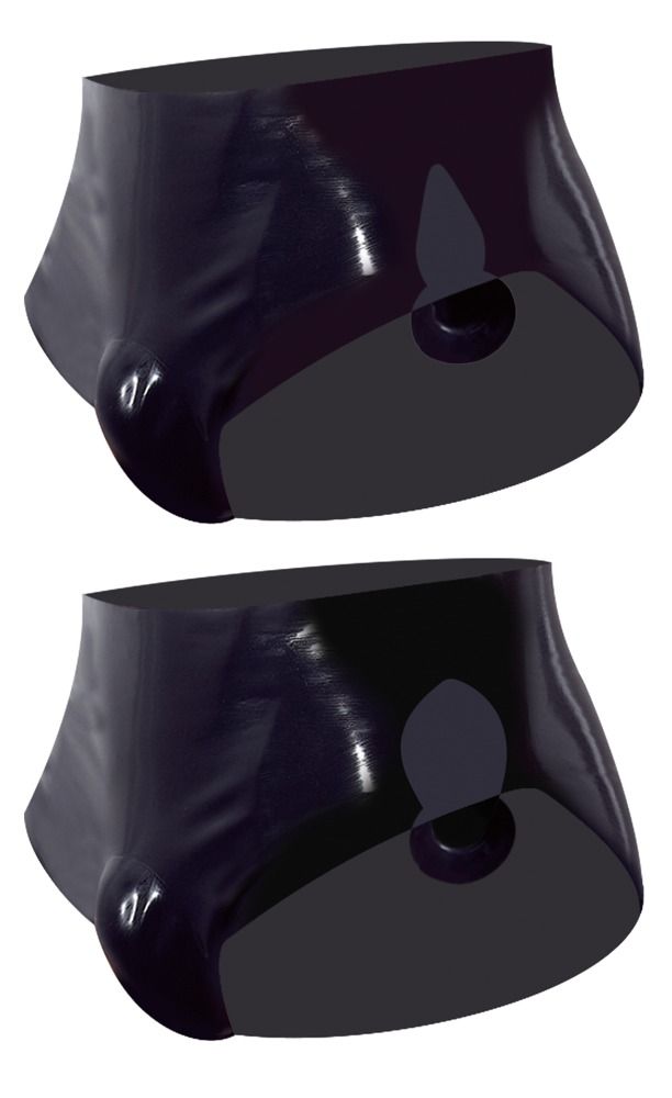Late X - Latex Herren Slip Plug