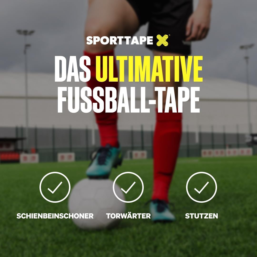 SPORTTAPE  Selbstklebender verband - 6 Rollen, 5 cm x 4,5 m Rot