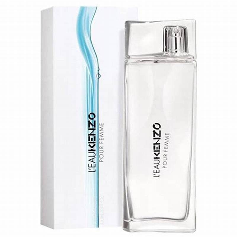 Flakon und Verpackung. Aufschrift: L'EAU KENZO POUR FEMME.