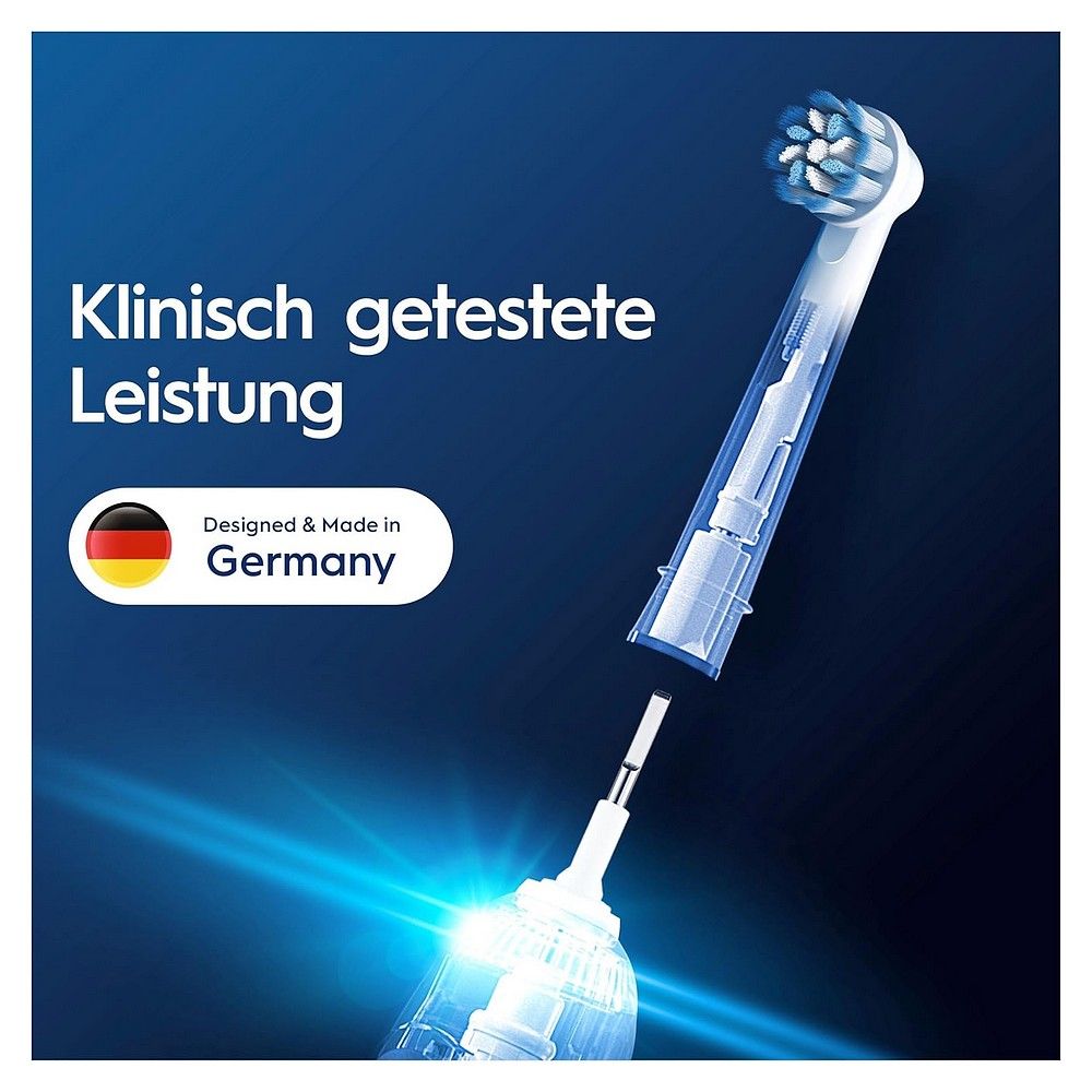 Klinisch getestete Leistung: Aufsteckbürste mit deutscher Ingenieurskunst.