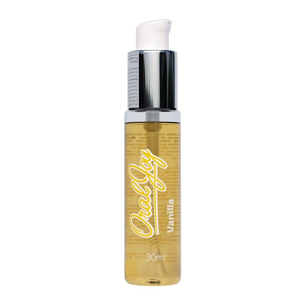 Cobeco Oral Joy Vanilla: Flavour Gel in 30ml Flasche mit Pumpspender.