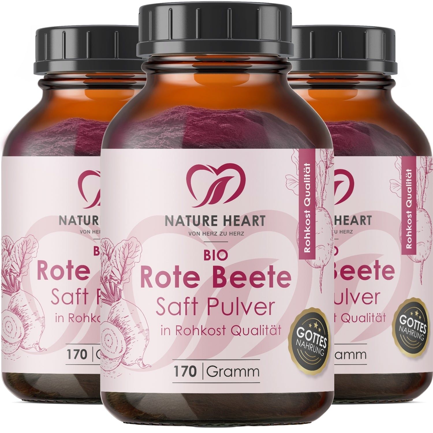 Nature Heart BIO Rote Beete - Saftpulver