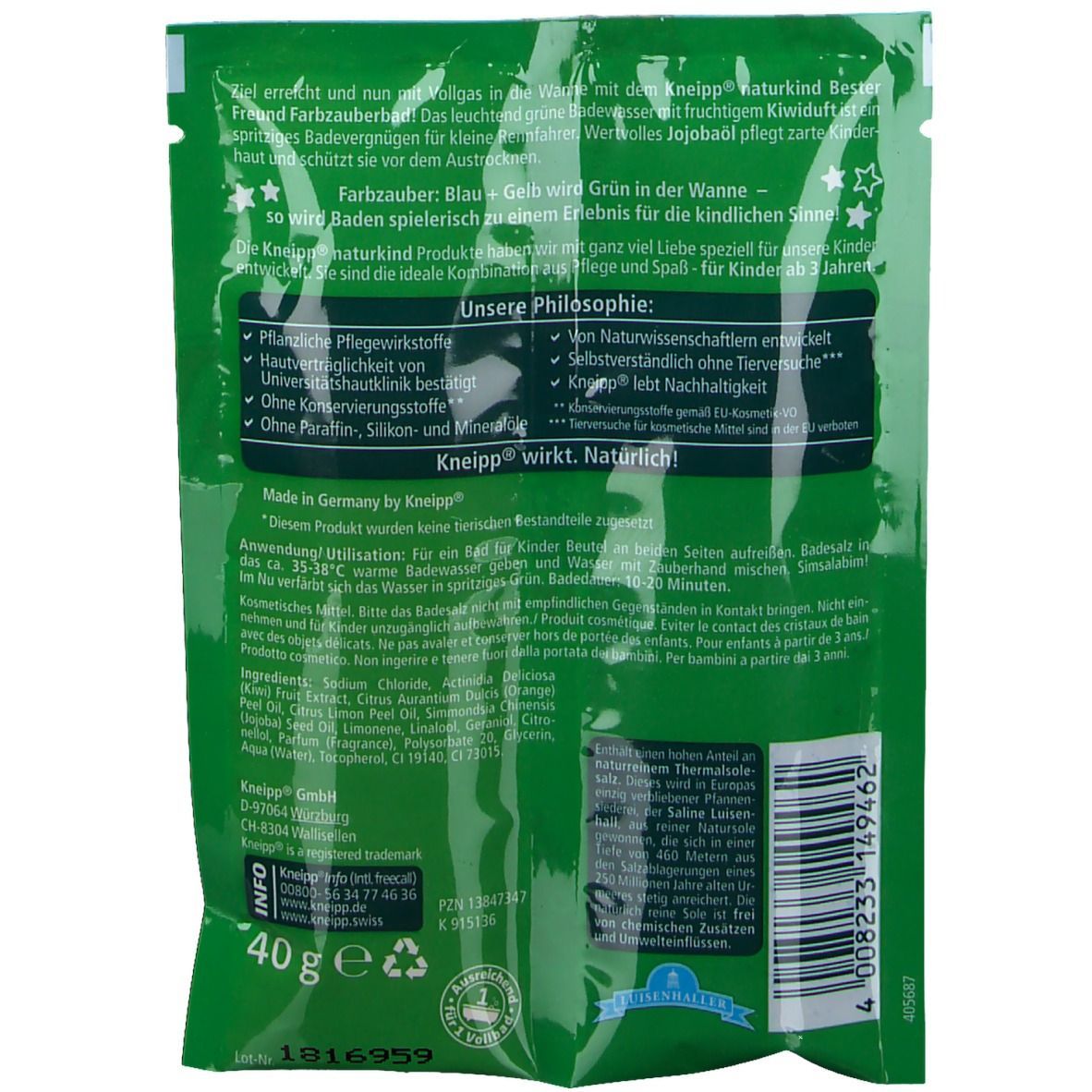 Kneipp® Naturkind Bester Freund Farbzauberbad
