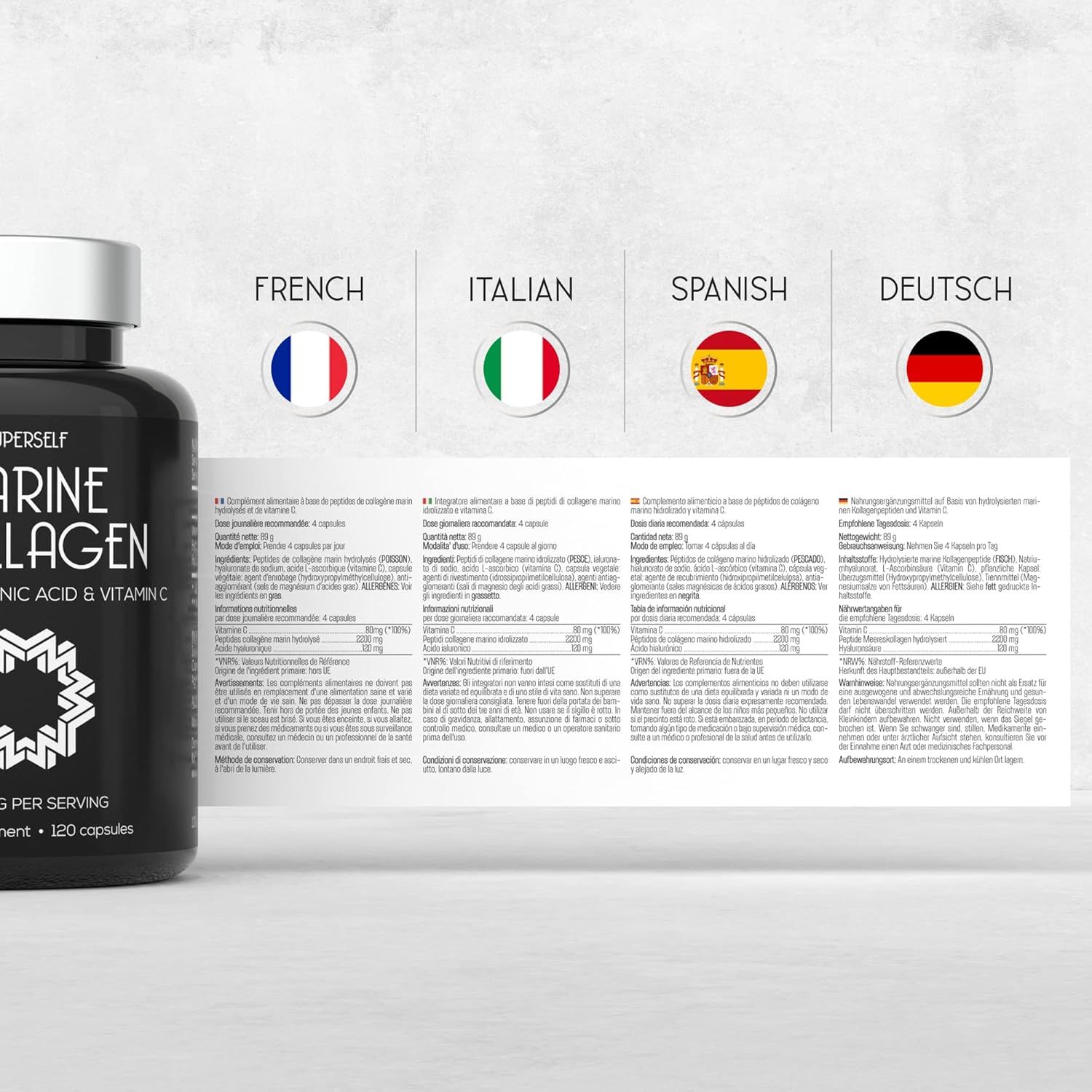 SuperSelf Kollagen Haut & Gelenke Kapseln