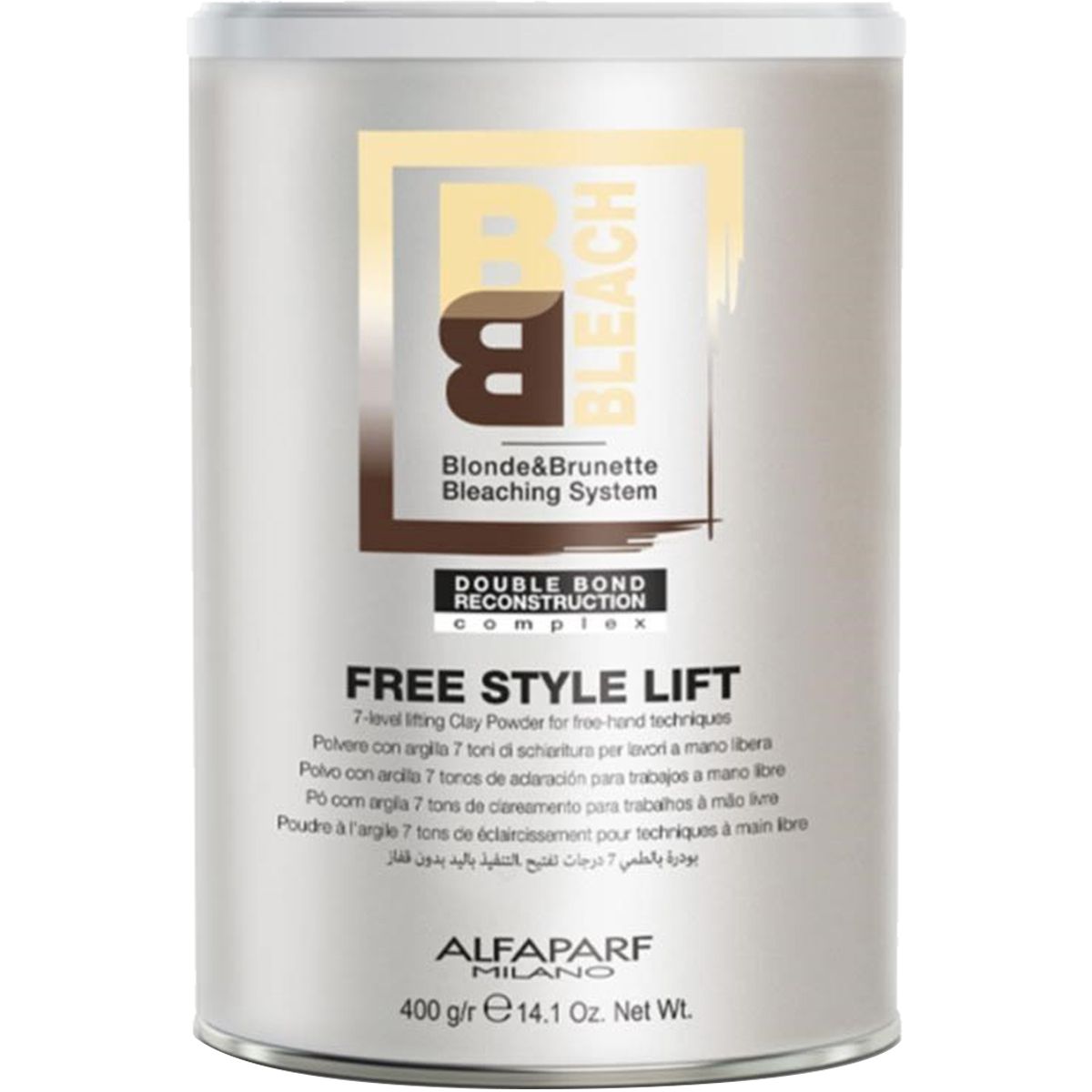 Alfaraparf Milano Free Style Lift Bleach Powder Dose, 400g.