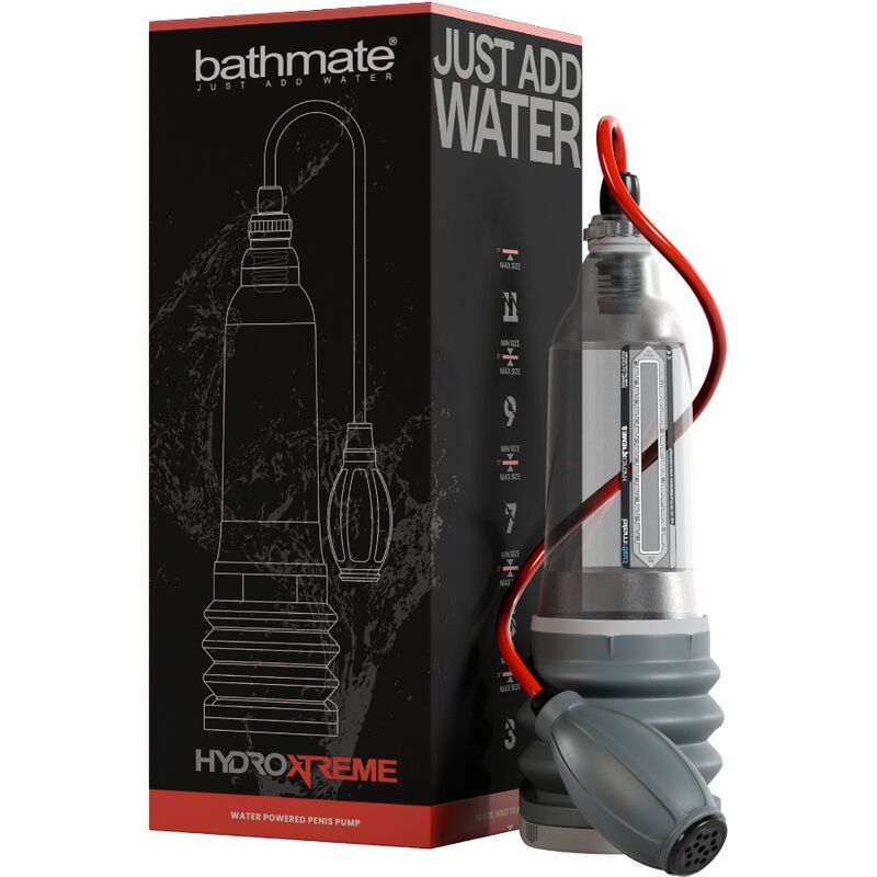 Bathmate HydroXtreme8 Clear mit Verpackung.
