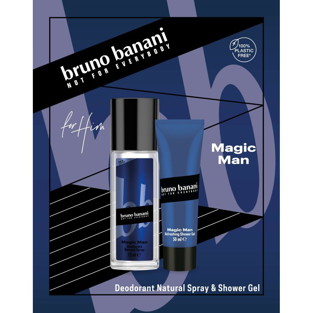 Bruno Banani Magic Man Geschenkset (Deo-Zerstäuber +Duschgel )