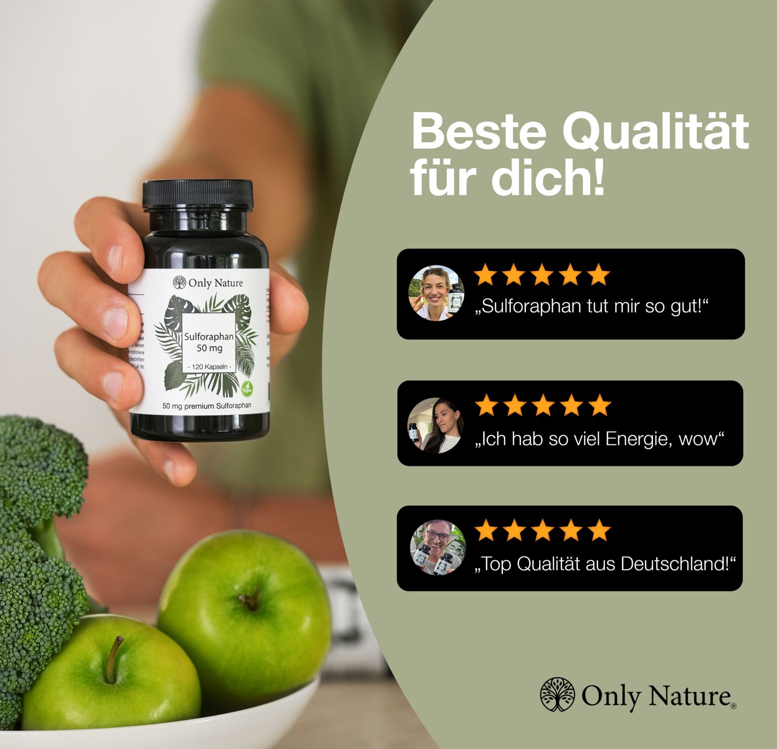 Only Nature Brokkoli Kapseln Sulforaphan