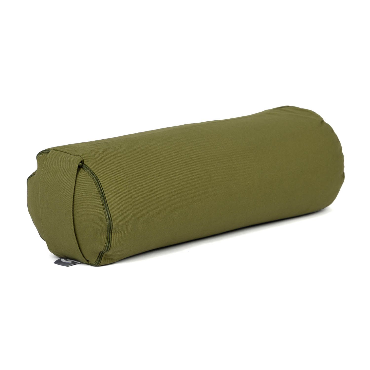 bodhi Yoga MINI BOLSTER ECO (Nackenrolle) Buchweizenschalen lodengrün