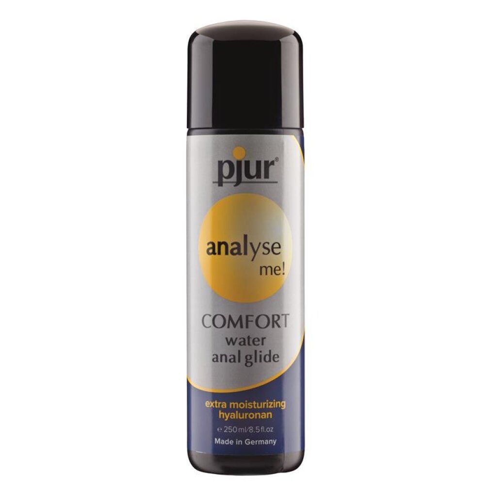 Pjur Analyse Me! Comfort Anal Gleitmittel, 250ml Flasche mit Hyaluron.