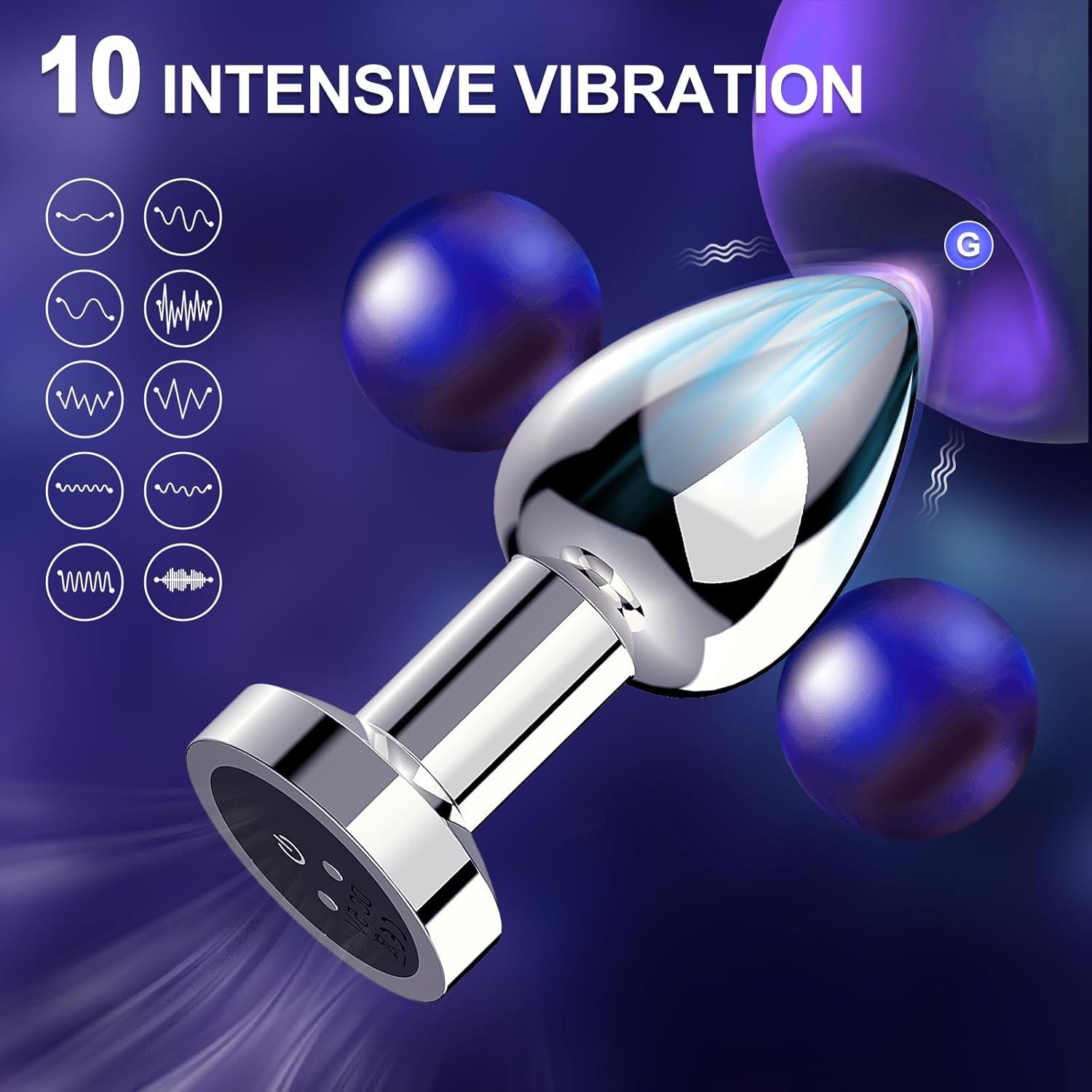 YICOCO Metall Anal Vibrator Analplug