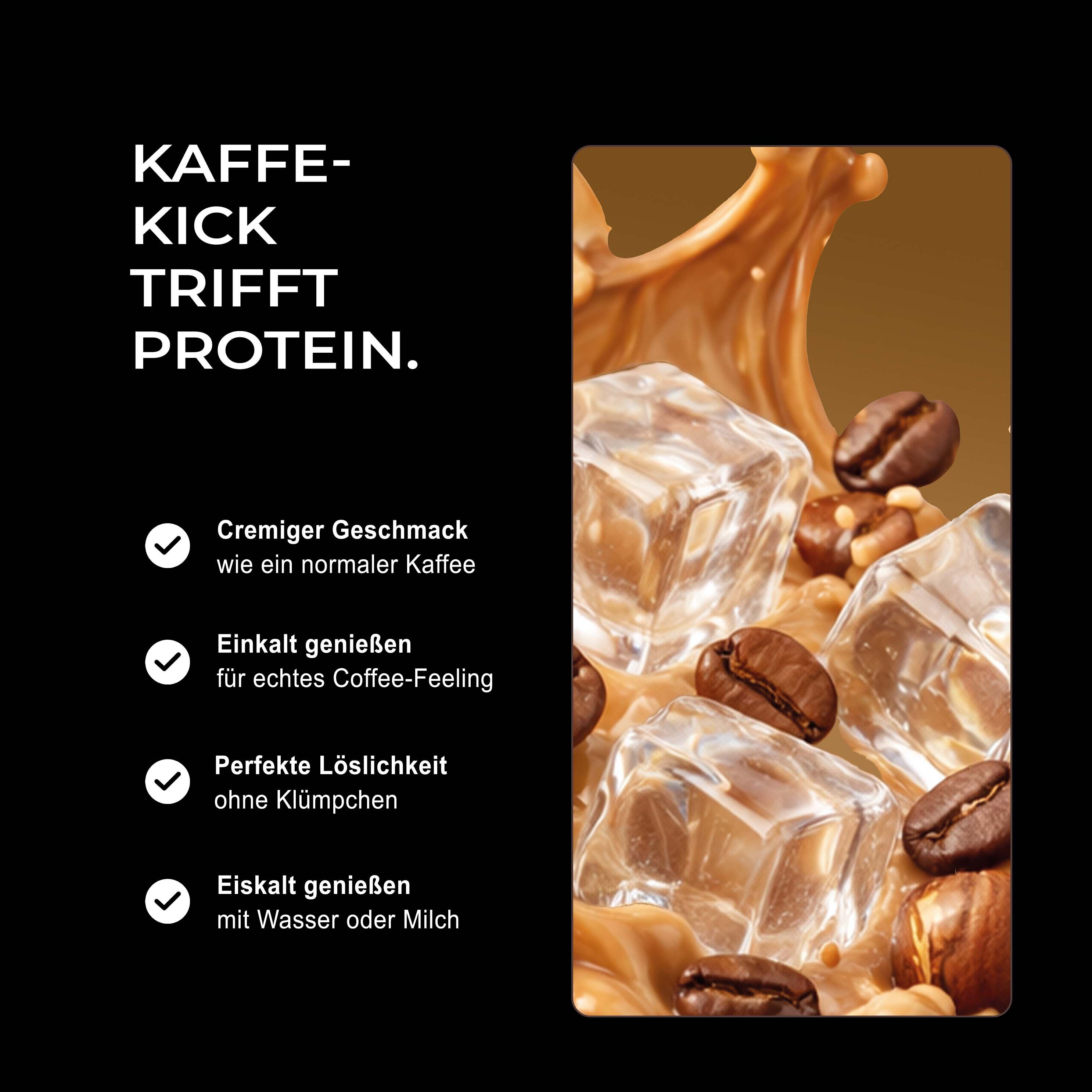 Neosupps Protein Coffee Hazelnut Machiatto, 500g, Protein Pulver mit Kaffee