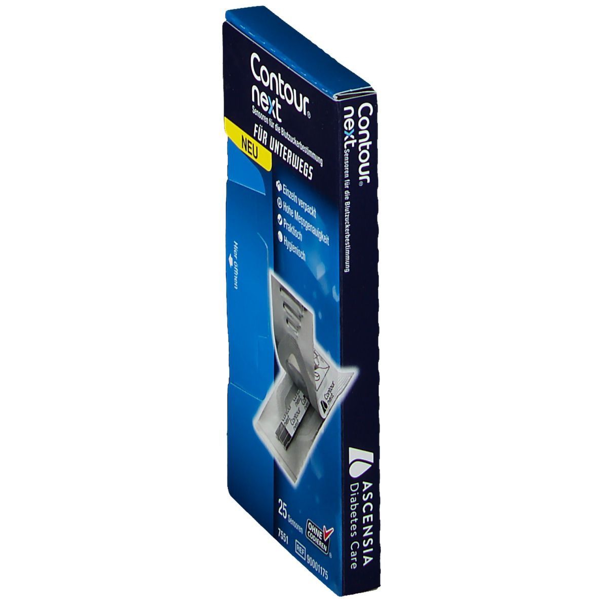 CONTOUR® NEXT Sensoren einzeln verpackt