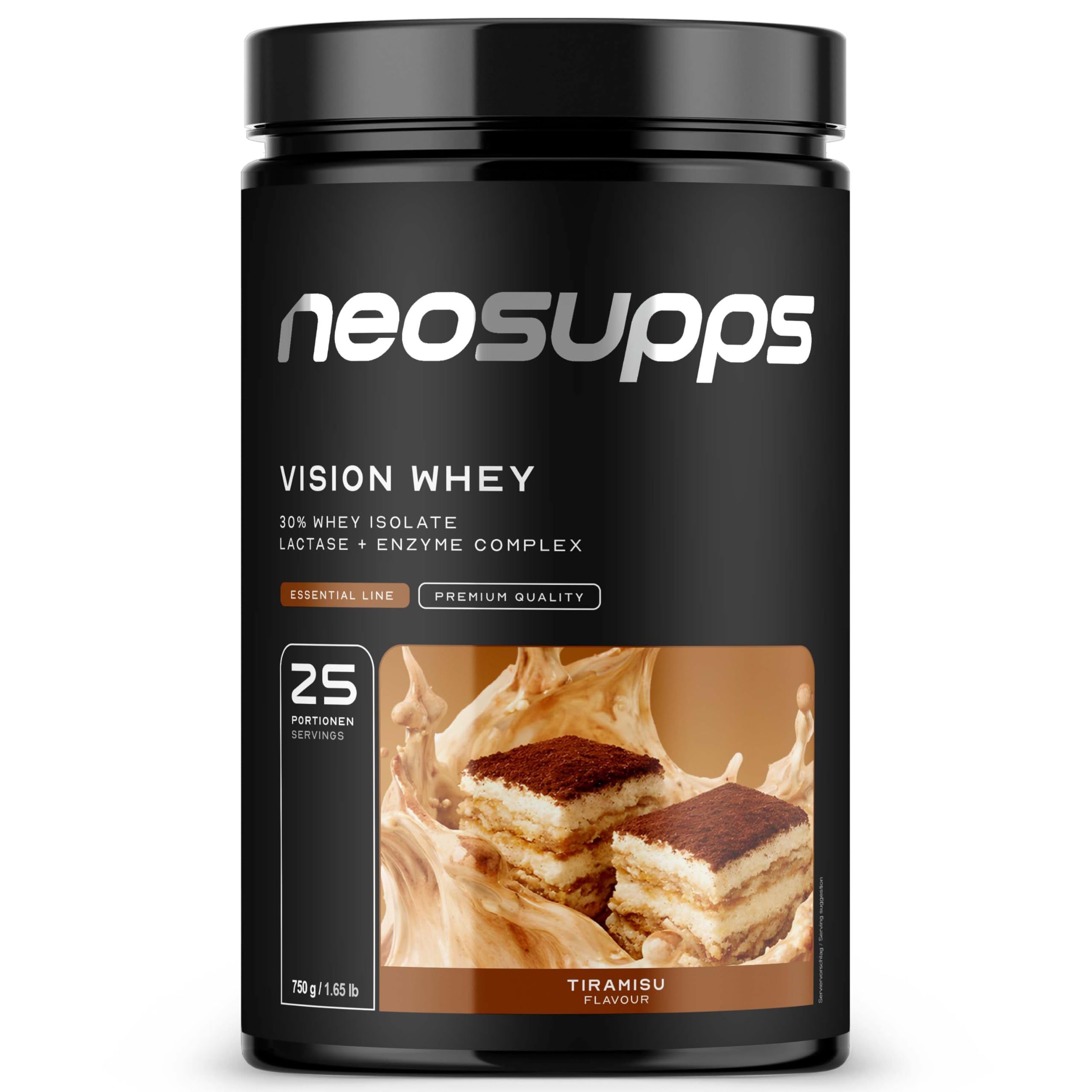 Neosupps Vision Whey Tiramisu, Eiweiss Protein Pulver