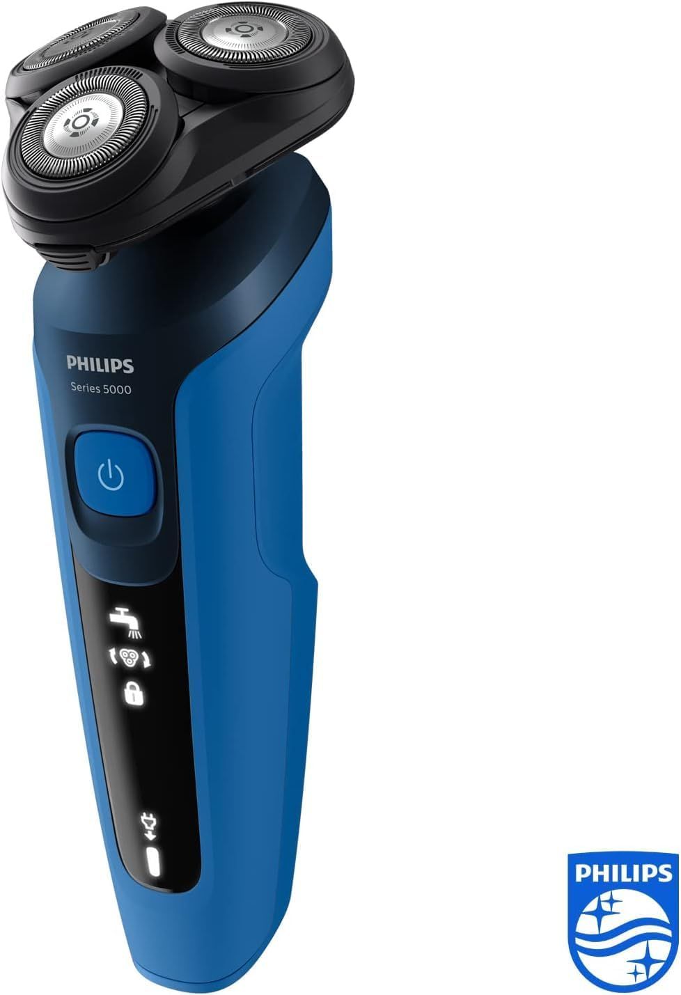 Philips Series 5000 Elektrischer Nass- und Trockenrasierer S5466/18, Leistungsstarke & sanfte Rasur