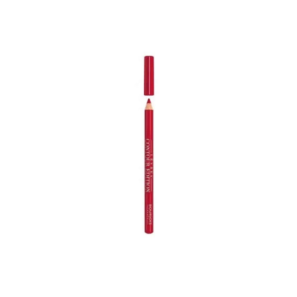 Roter Lipliner mit Kappe. Aufschrift: Contour Edition. Farbe: Cherry Boom Boom.