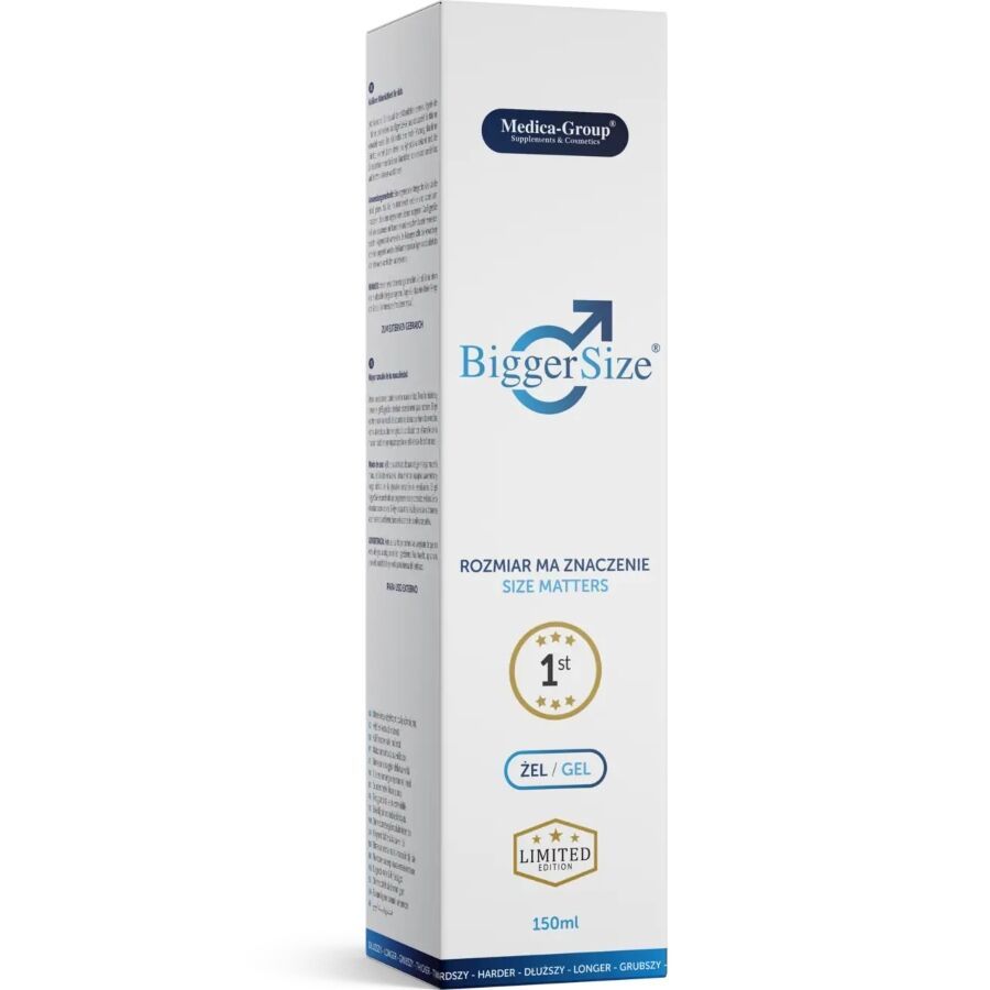 Medica-Group Intimgel für Männer, Bigger Size, Faltschachtel. 150ml. Limited Edition.