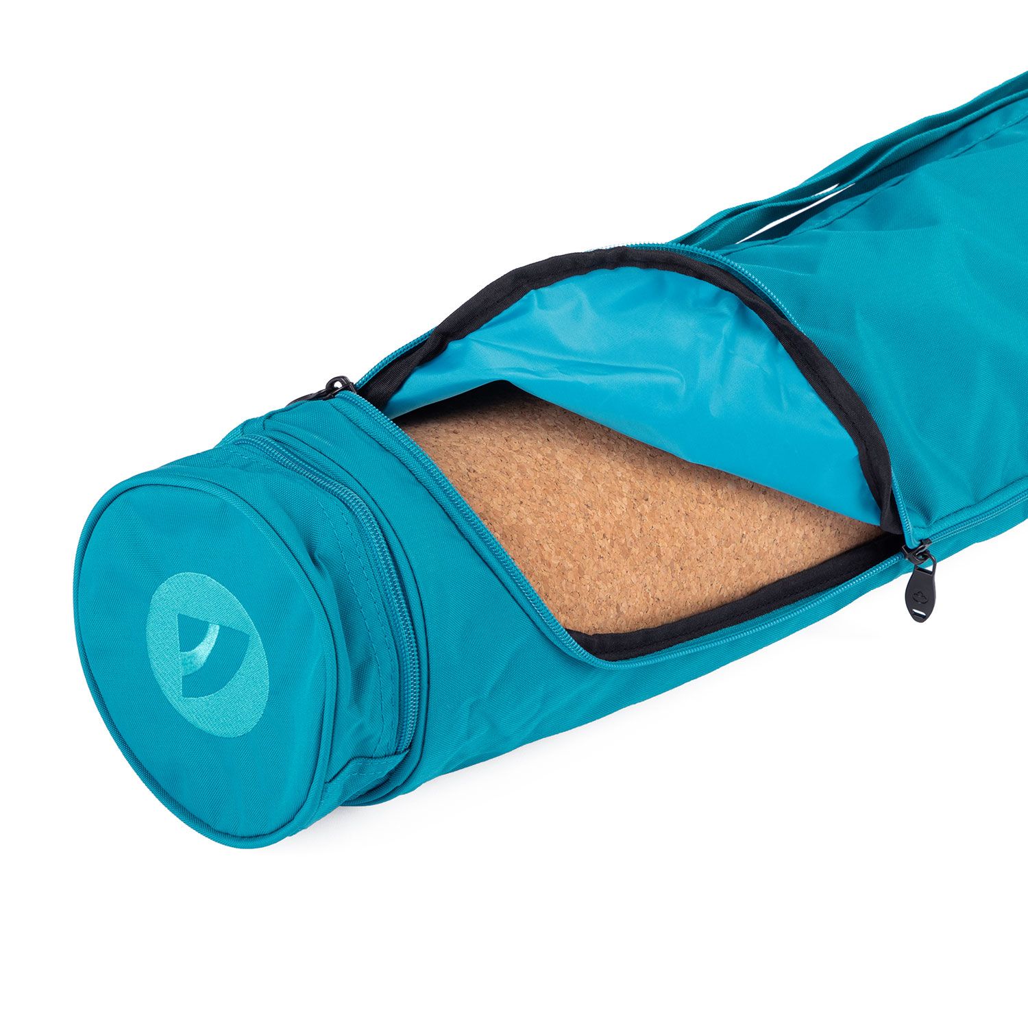 bodhi Yogamatten Tasche Asana Bag XL 70 türkis, Polyester/Polyamide bestickt mit OM