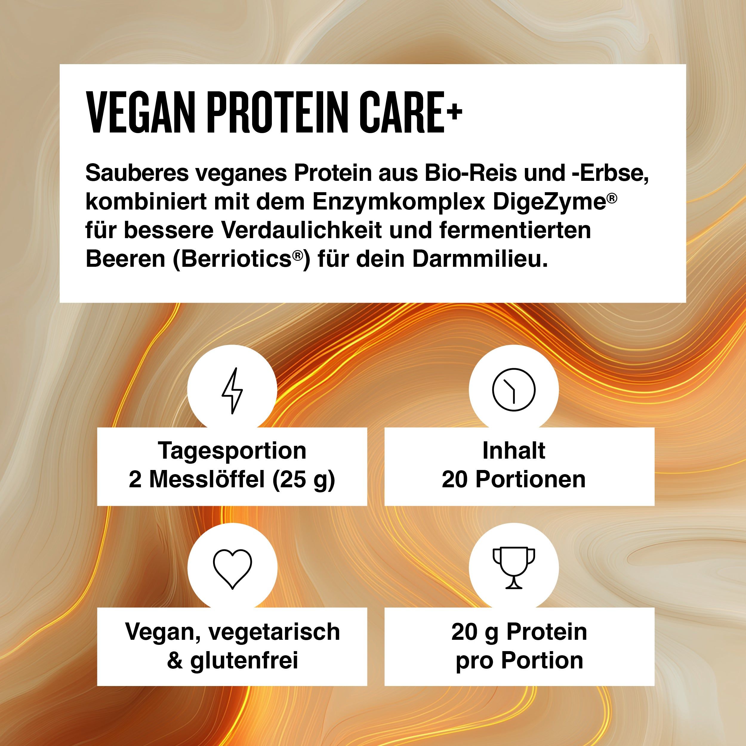 Vegan Protein Care+ Fermented Berries