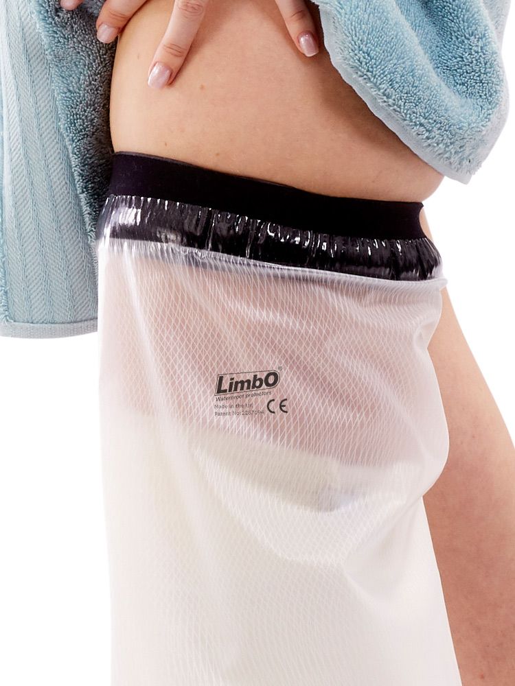 LIMBO Duschschutz für Gips – Ganzes Bein, Erwachsene, lang