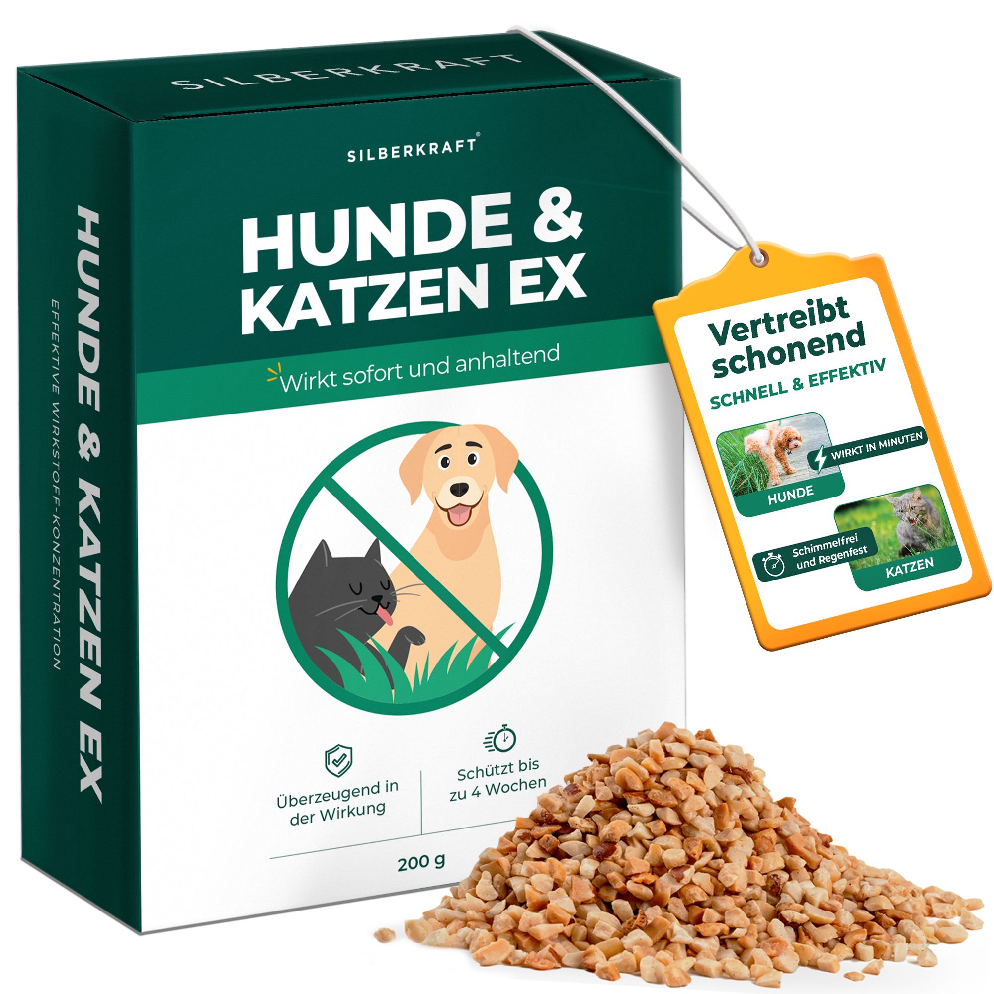 SILBERKRAFT Hunde & Katzen Stopp Ex
