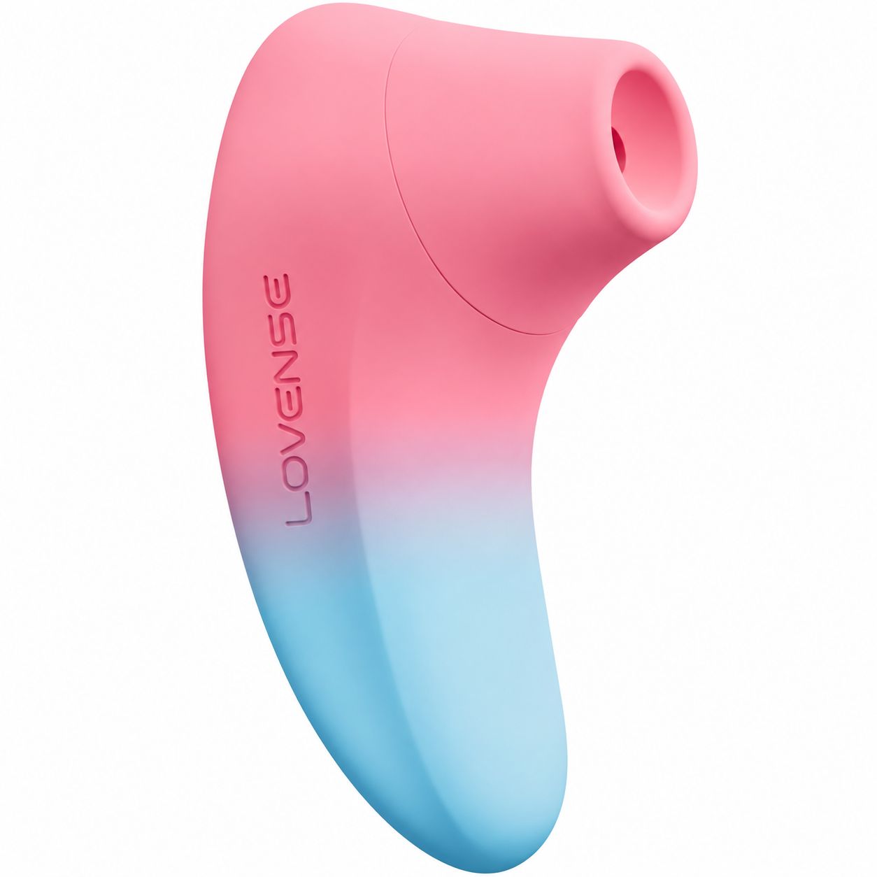 Roter Vibrator mit geriffelter Oberfläche und App-Steuerung.