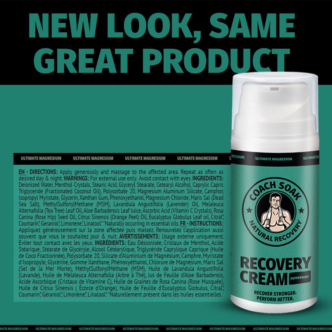 Coach Soak Muskelregenerationscreme – Kühlendes Menthol