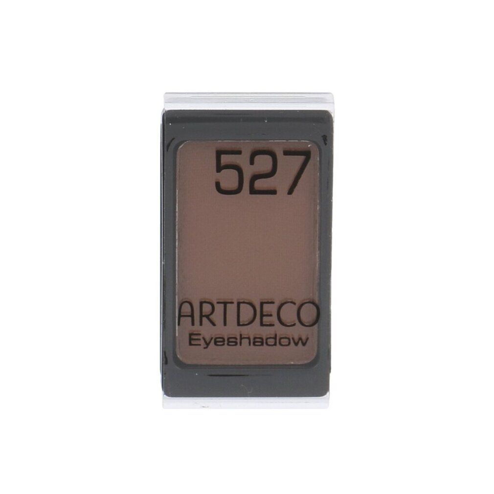 Brauner Lidschatten in schwarzer Verpackung. Aufdruck '527' und 'ARTDECO Eyeshadow'.