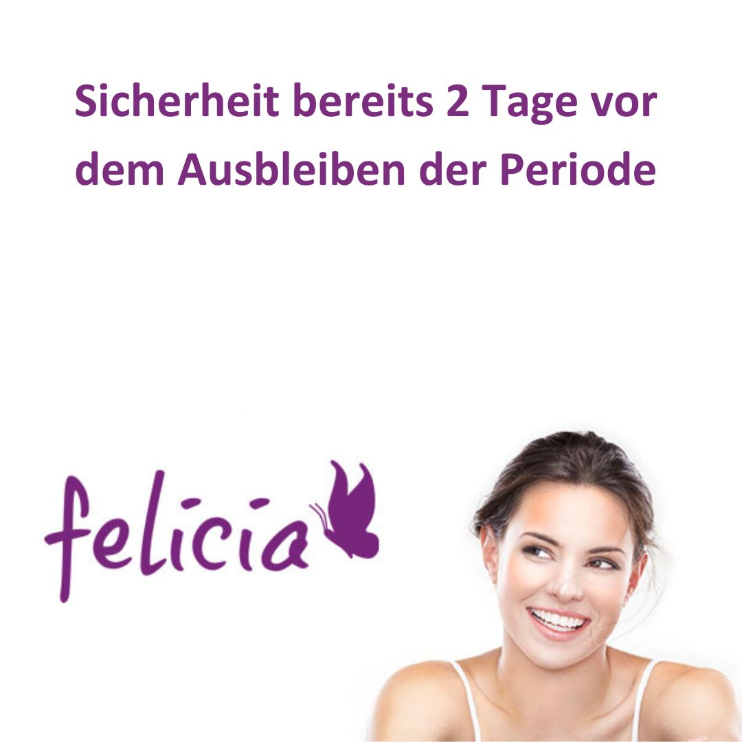 felicia Schwangerschaftstest hCG Mittelstrahltest 25 mIU/ml