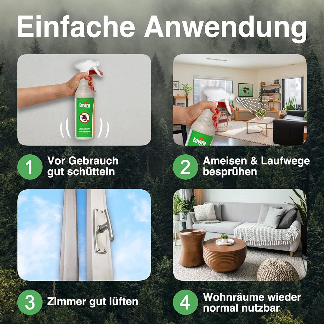 Envira Ameisenspray im Nachfüllpaket