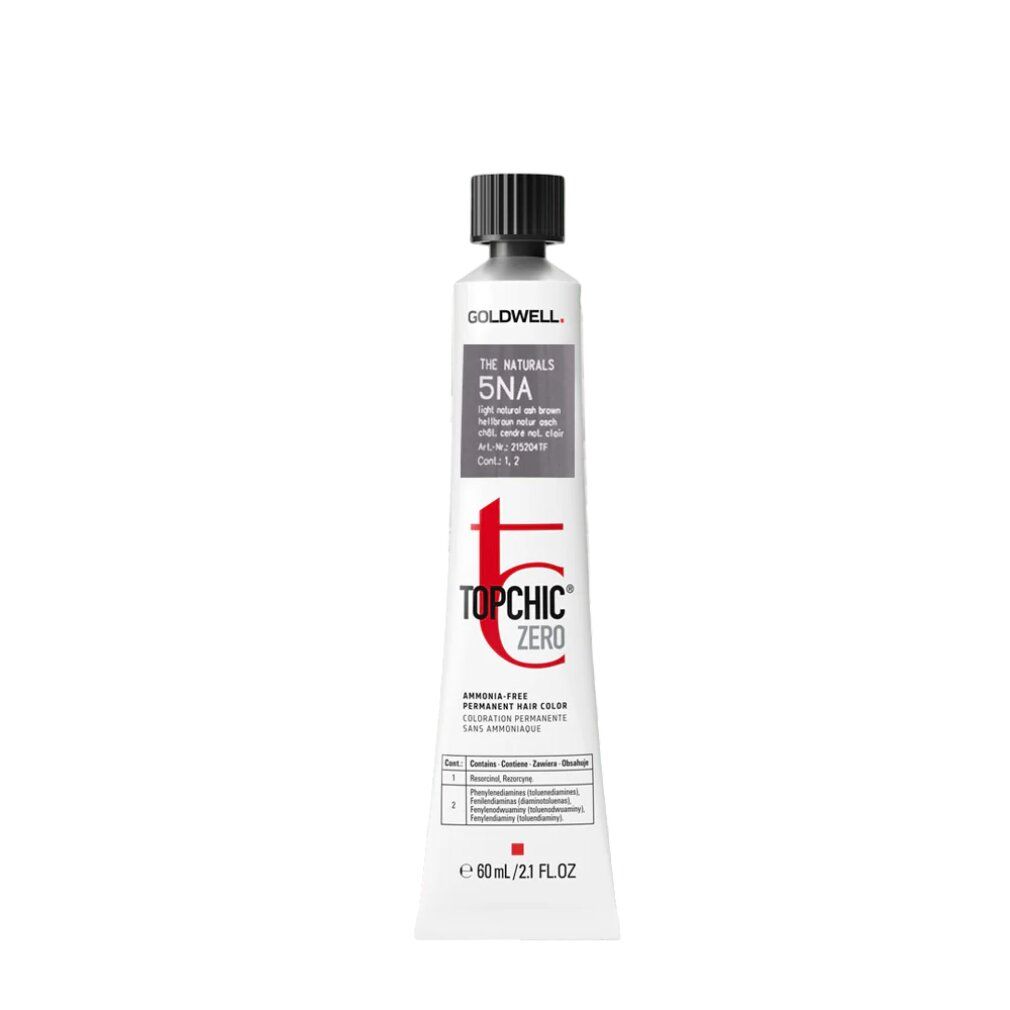 Goldwell, TopChic Zero, permanente Haarfarbe, 5NA Helles natürliches Aschbraun