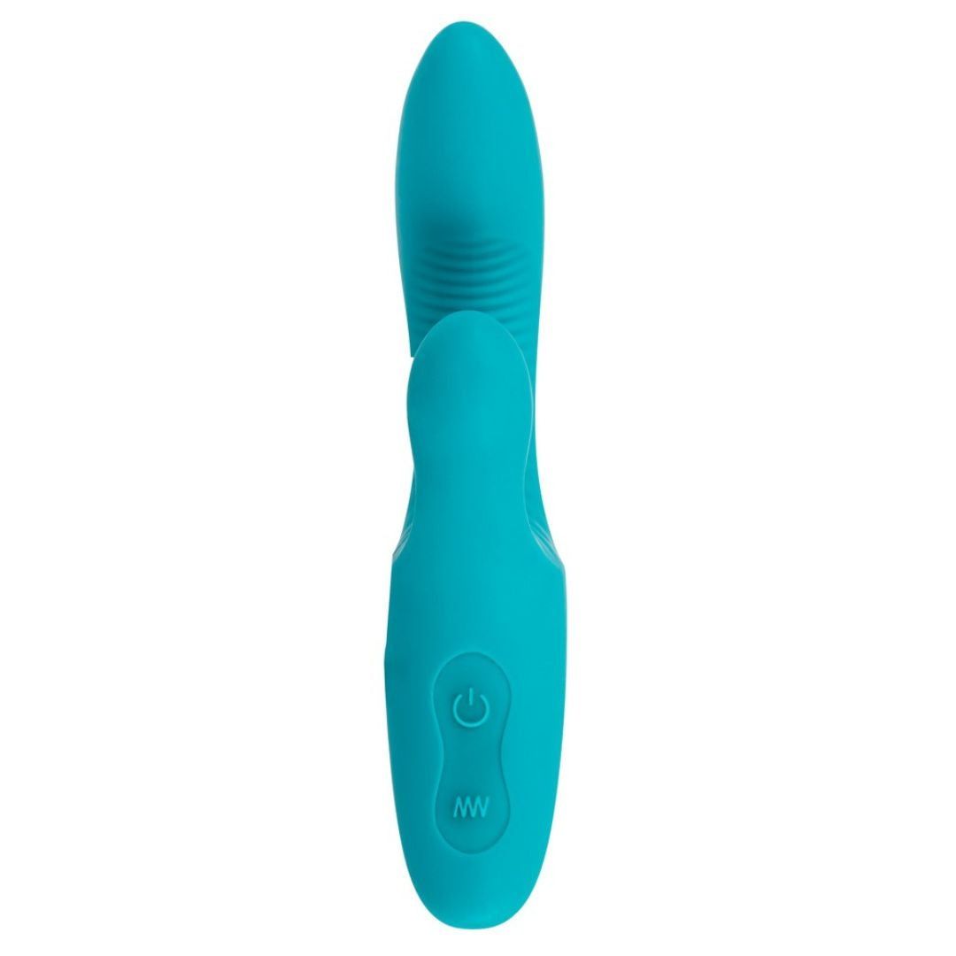 Rabbitvibrator mit 7 Vibrationsmodi | 2 kraftvollen Motoren, Soft Touch Textur | Javida